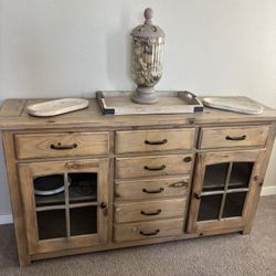 Natural Wood Cabinet 