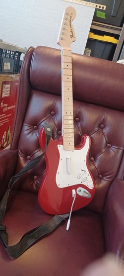 Rock Band Fender Stratocaster red guitar