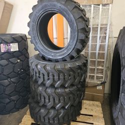 New 4 Set 12-16.5 Bobcat Tractor Skid Steer Tires Llantas Nuevas 