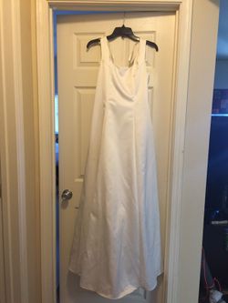 White formal dress