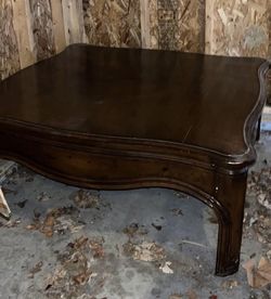 Large wood antique table