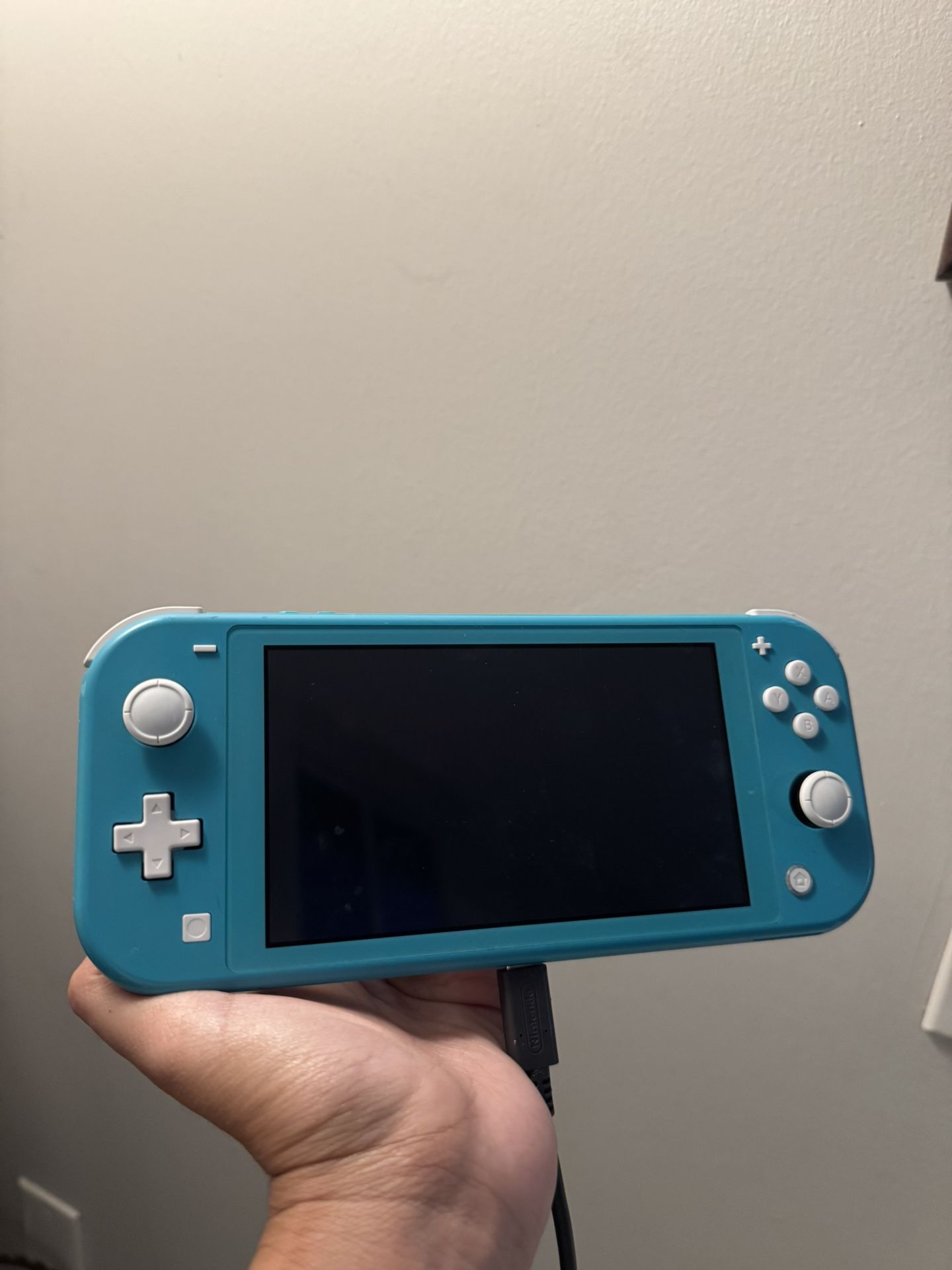 Nintendo Switch Turquoise ( With Charger & Game)