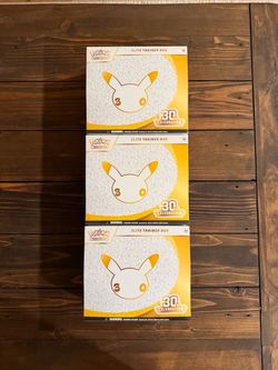 Pokémon TCG 30th Celebration ETB Elite Trainer Box x3
