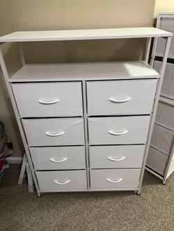 White dresser 6 drawers