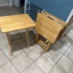 Five Pieces Tray Table.