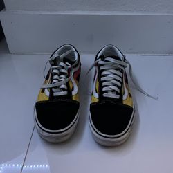 Vans flame cheap sale