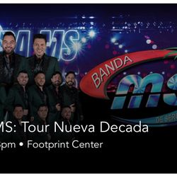 Banda MS Concert Tickets (suite Level W/ Food And Drinks)