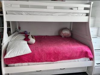 Bunk Bed with Trundle and Storage
