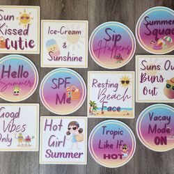 Summer Photobooth Props