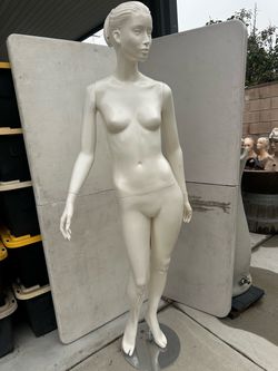 Realistic Full-Body Female Mannequin w/ Metal Base – $125 OBO