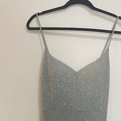 Light Green Sparkling Winter ball/ Military Ball/ Prom Dress