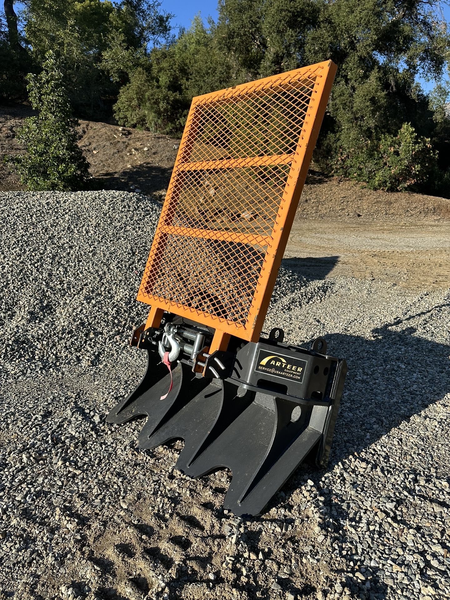 Skid Steer Winch Attachment