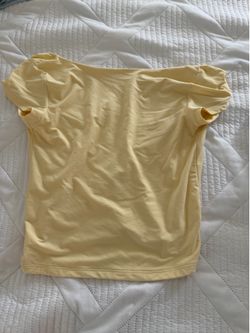 Yellow Backless Top XS