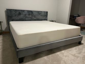 King Size Bed - Frame and Mattress