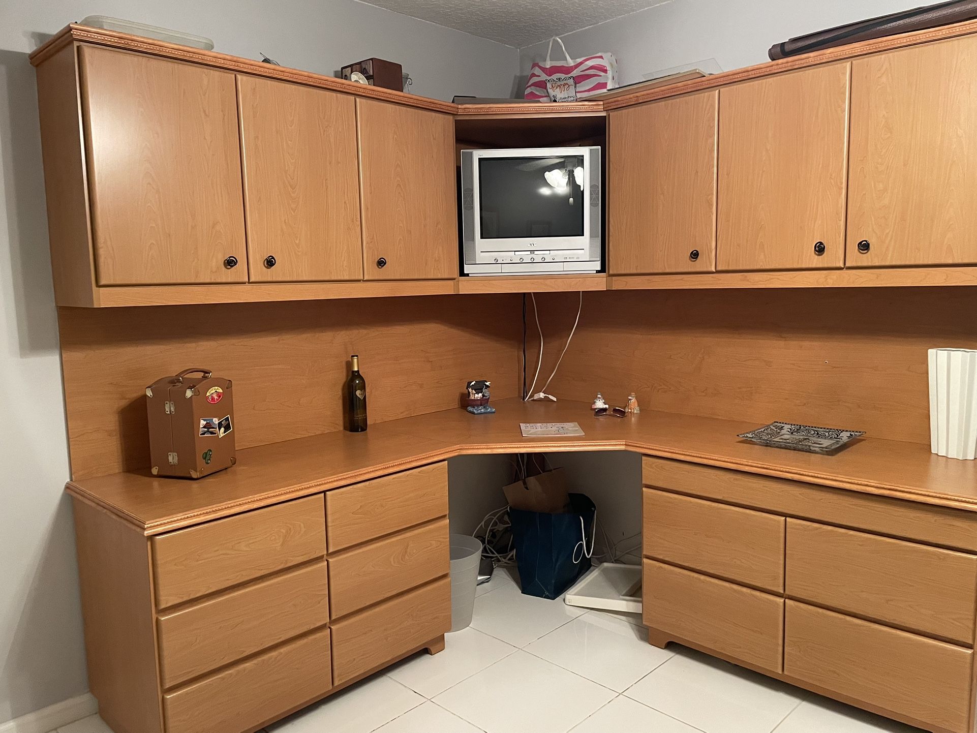 Dresser / Desk Combo Unit