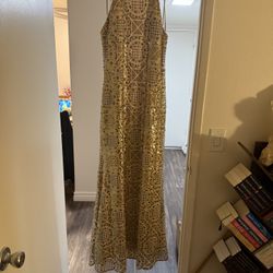 Green And Gold Dress 