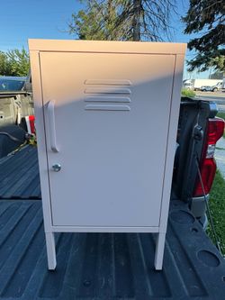 Pink locker storage