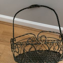 metal wicker basket