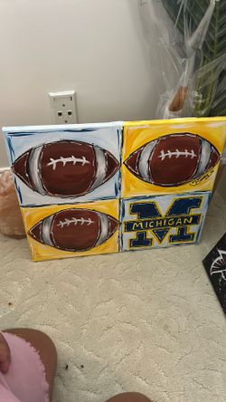 Michigan Football Painting 