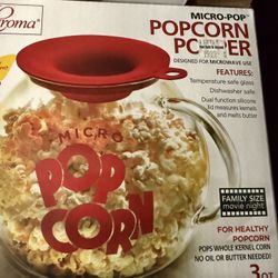 Brand new - Microwave popcorn popper