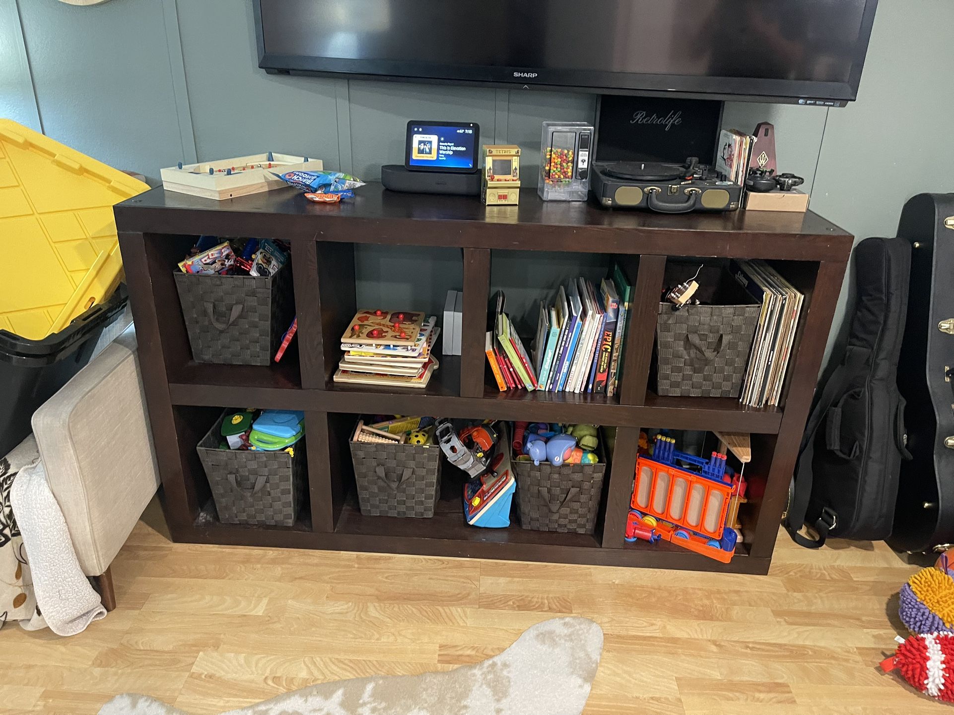 Wood Shelving Storage Cabinet