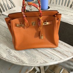 Orange Tote Bag