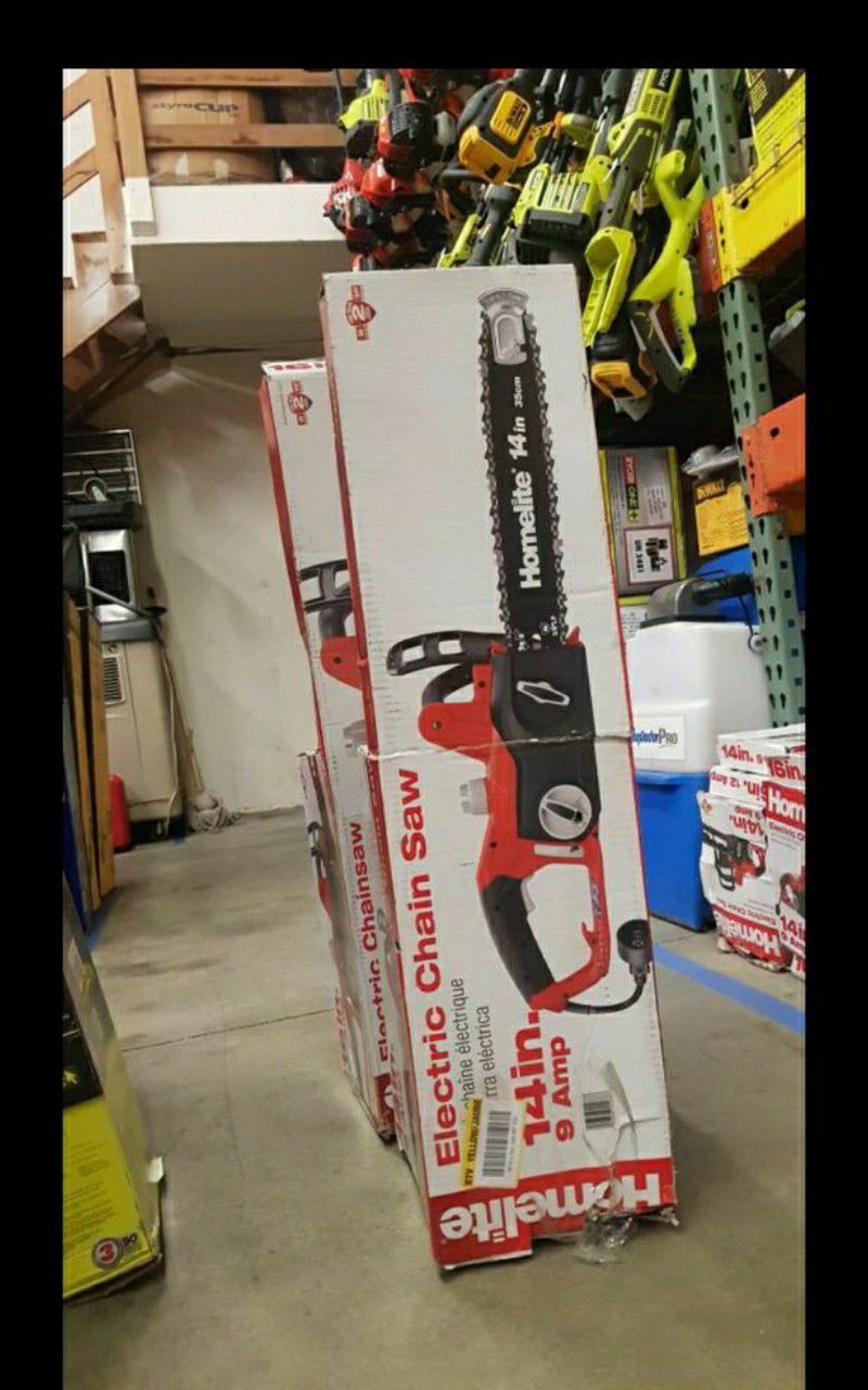 HOMELITE CORDED 14"IN CHAINSAW