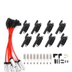 Spark plugs  and wires and Coils kit chevy