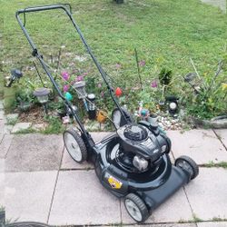 21" gas push lawn mower working good $180 firm no less