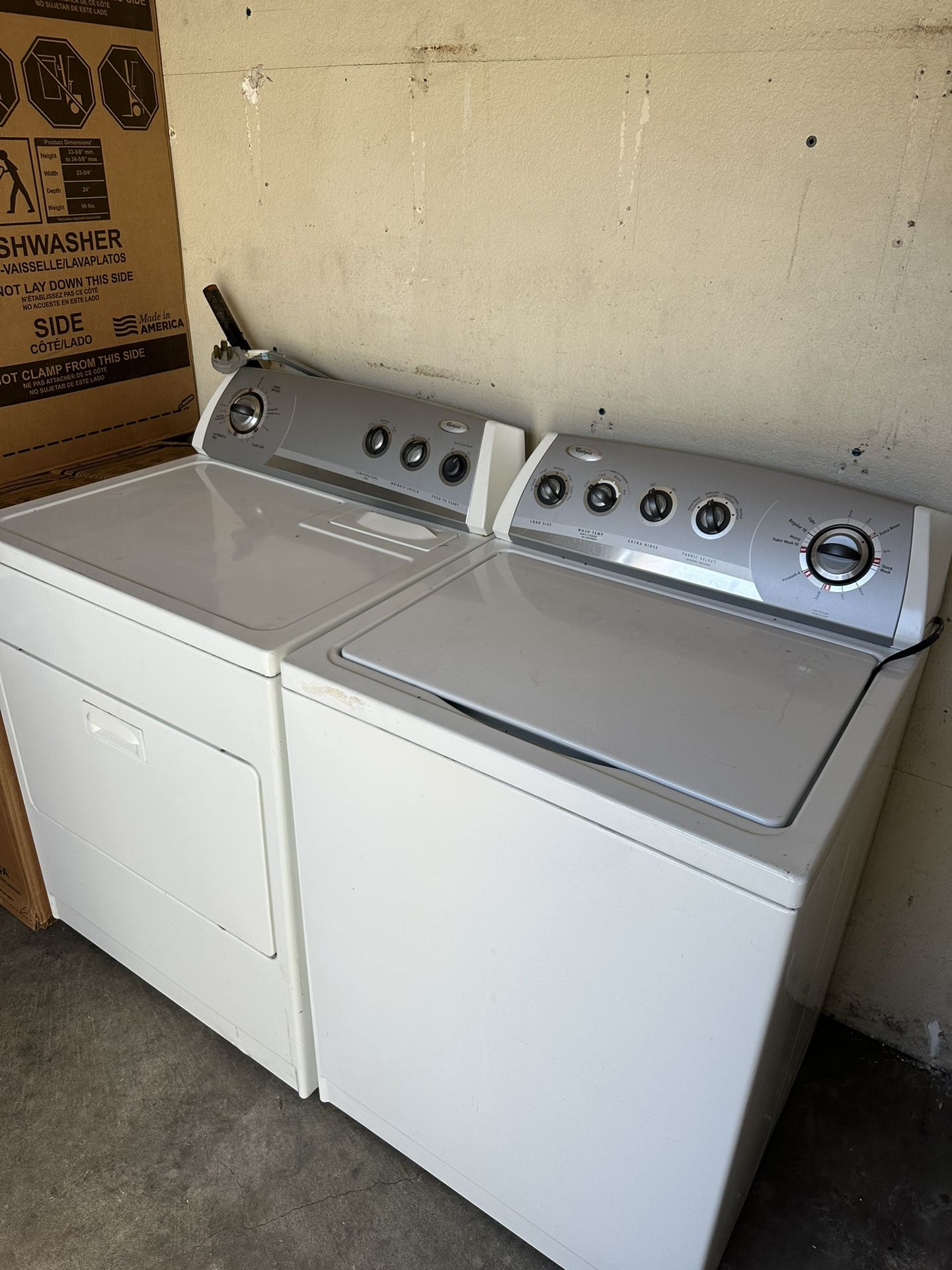 Washer And Dryer