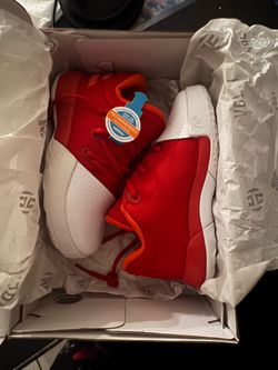 Adidas Harden Vol.1 C Little Kid's Shoes Scarlet-white