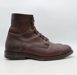 Frye Bowery Chukka Men's Size 7.5 Brown Leather Lace Up Ankle Boots