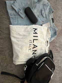 Women’s Clothing Lot SZ large, backpackNWT
