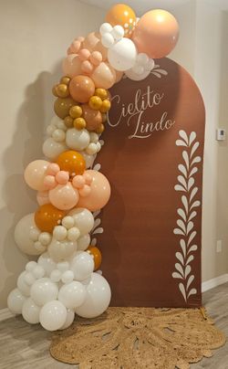 Brown Cielito Lindo Arch Backdrop COVER