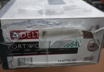 Delta PORTWOOD 14 Series Tub and Shower Faucet & Trim Brushed Nickel 144770-SP. new . f(contact info removed)2.