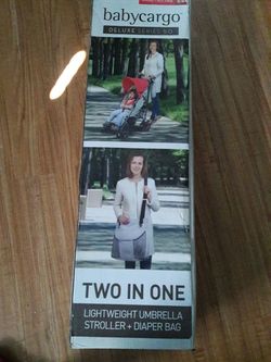 Stroller diarper bag two in one