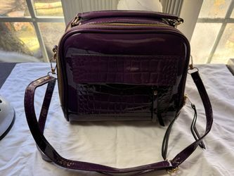 Purple crossbody bag
