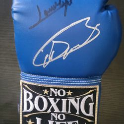 Canelo Alvarez-No Boxing No Life Autographed Glove!