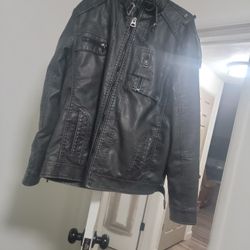 Black Jacket [ FAKE LEATHER]