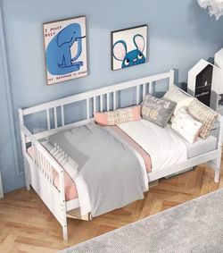 Wooden Sofa Bed with New Mattress