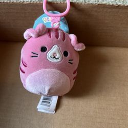 New Squishmallows 3.5 Inch Clip On Bag Or Handbag