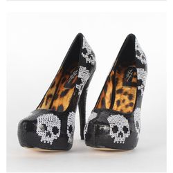 Iron Fist Skull Stilettos
