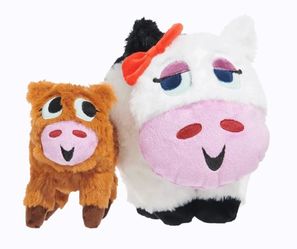 Bertha the Cow Plush Extra-Large Tug Dog Toy