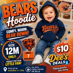 Bears Hoodie 12M $10