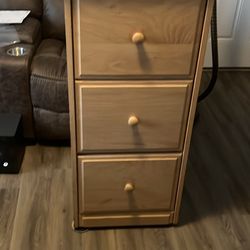 Oak Filing Cabinet