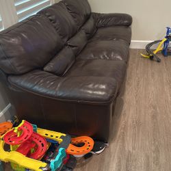 Leather Couch 