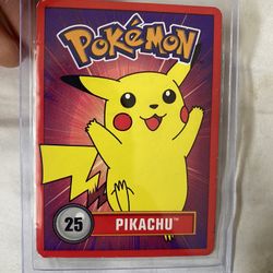 Pikachu 1998 Official Nintendo