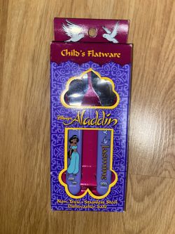 Disney Aladdin Child’s Flatware Spoon Fork Set 