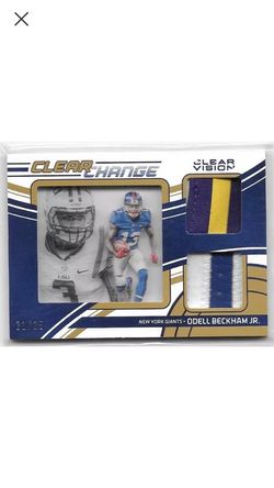 OBJ PATCH CARD. LSU/GIANTS
