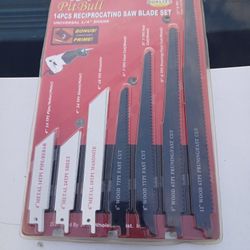 Pit Bull 14-piece reciprocating saw blade set